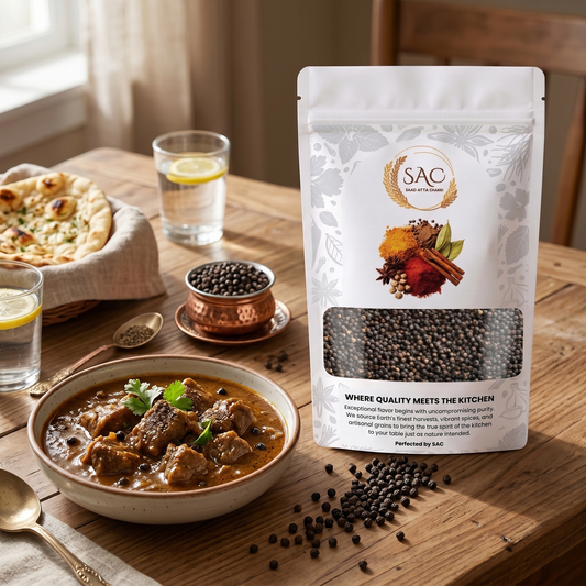 Whole Black Pepper - (کالی مرچ ثابت) Kali Mirch Sabit