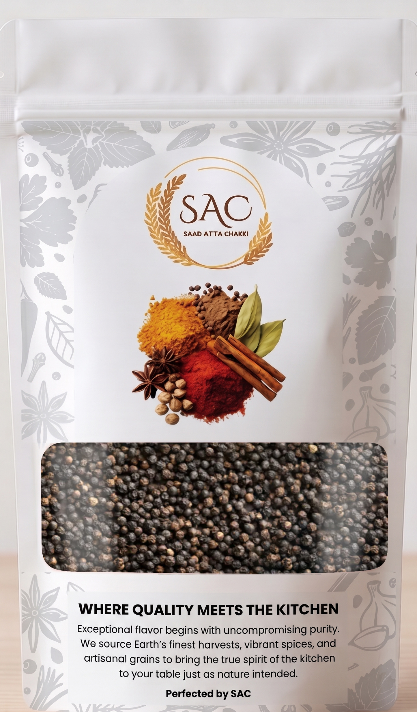 Whole Black Pepper - (کالی مرچ ثابت) Kali Mirch Sabit