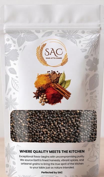 Whole Black Pepper - (کالی مرچ ثابت) Kali Mirch Sabit