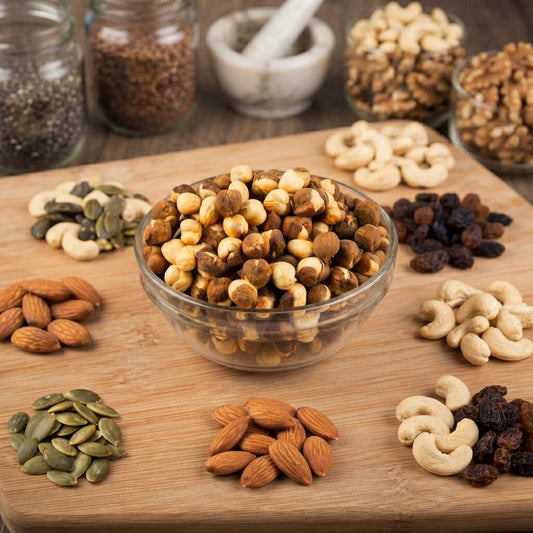 Roasted Black Chickpeas