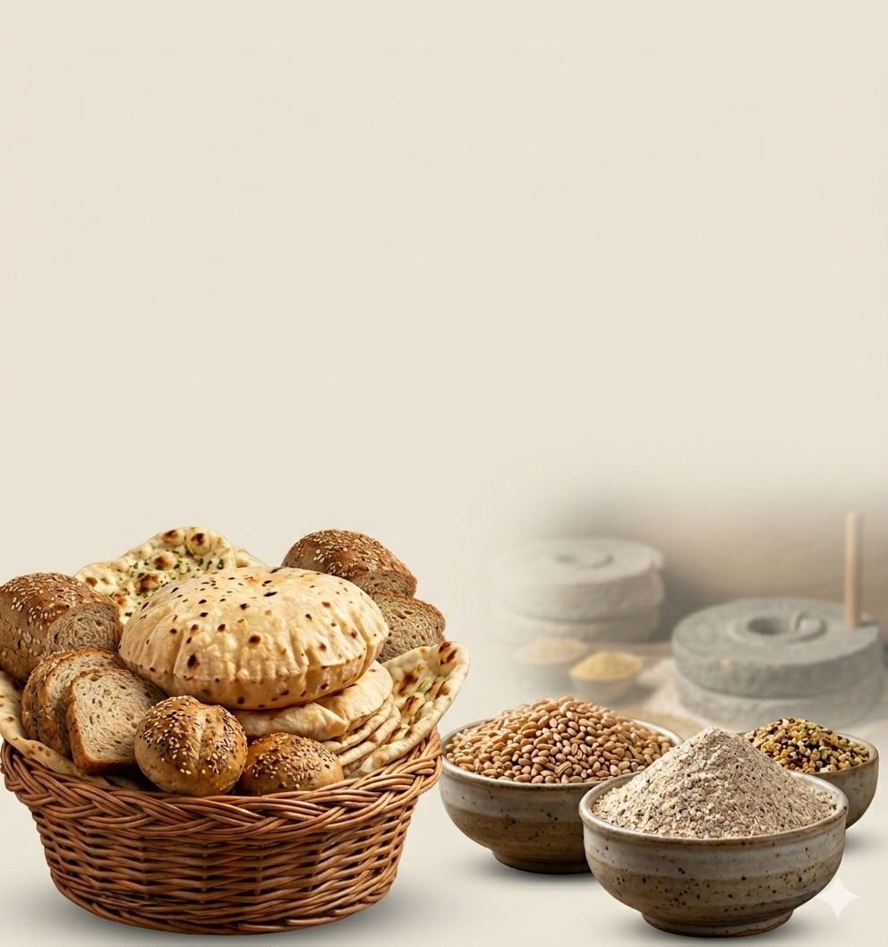 Multi Grain Atta / Flour (ملٹی گرین آٹا) / - Made with 6 Natural Ingredients