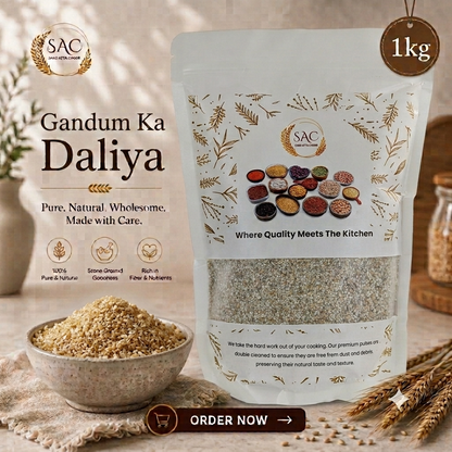 Rolled Wheat Porridge / گندم کا دلیہ / Gandum ka Daliya