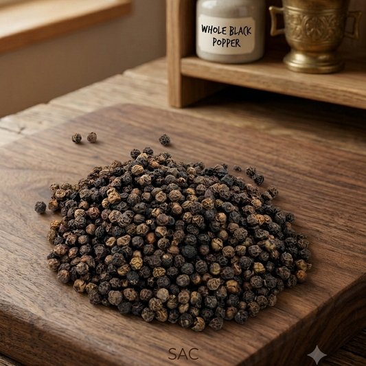 Whole Black Pepper - (کالی مرچ ثابت) Kali Mirch Sabit