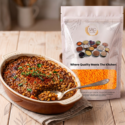 Red lentils Washed / دال مسور / Daal Masoor