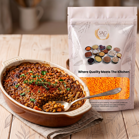 Red lentils Washed / دال مسور / Daal Masoor