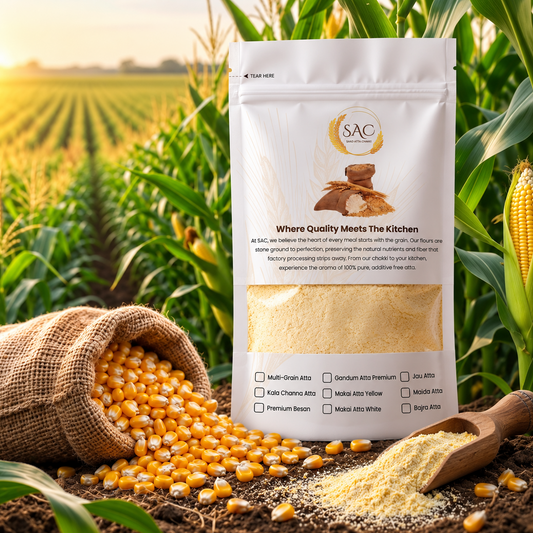 Yellow Corn flour / (پیلی مکئی آٹا) / Peeli Makai ka Atta