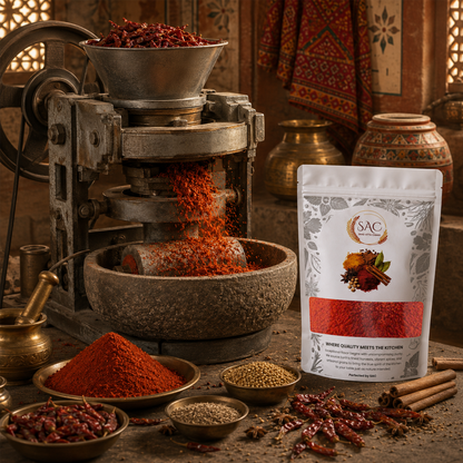 Red Chili Powder (Indian Sanam Chili) - (لال مرچ پاؤڈر (انڈین صنم مرچ)) Laal Mirch Powder (Indian Sanam Mirch)