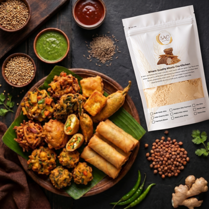 Gram flour / Chickpea flour / بیسن  / Premium Besan Atta