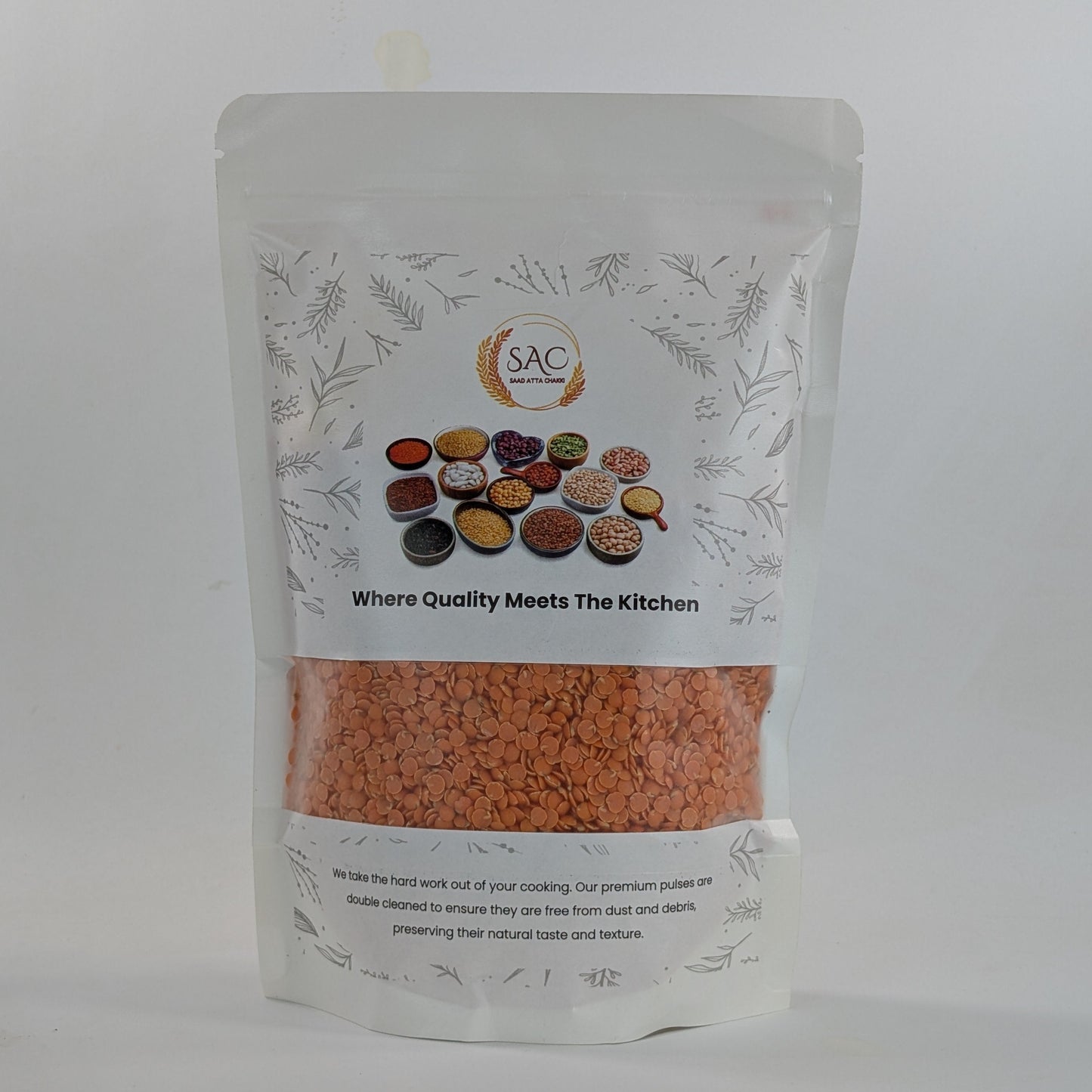 Red lentils Washed / دال مسور / Daal Masoor