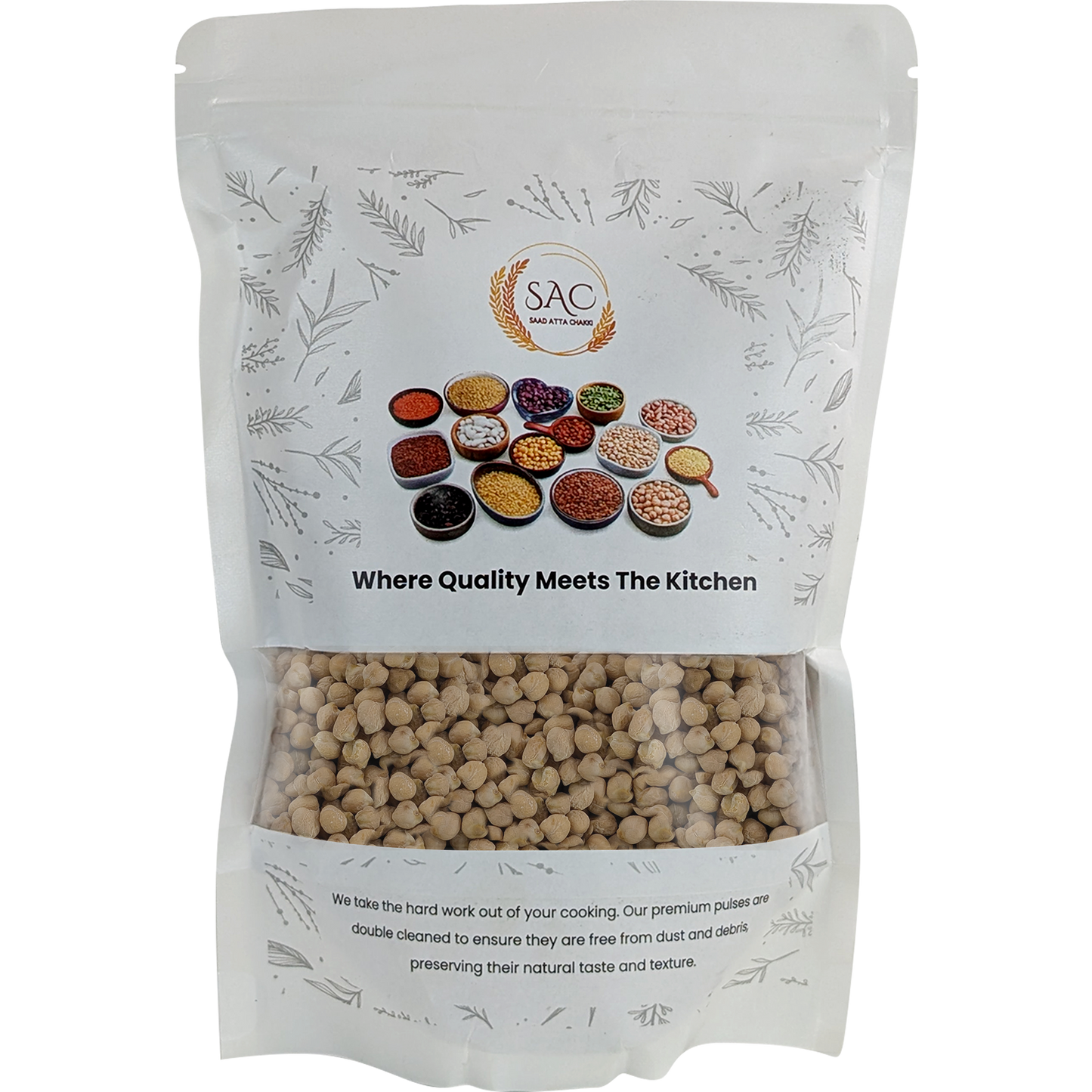 Desi White Chickpeas - (سفید دیسی چنی) Sufaid Desi Channi