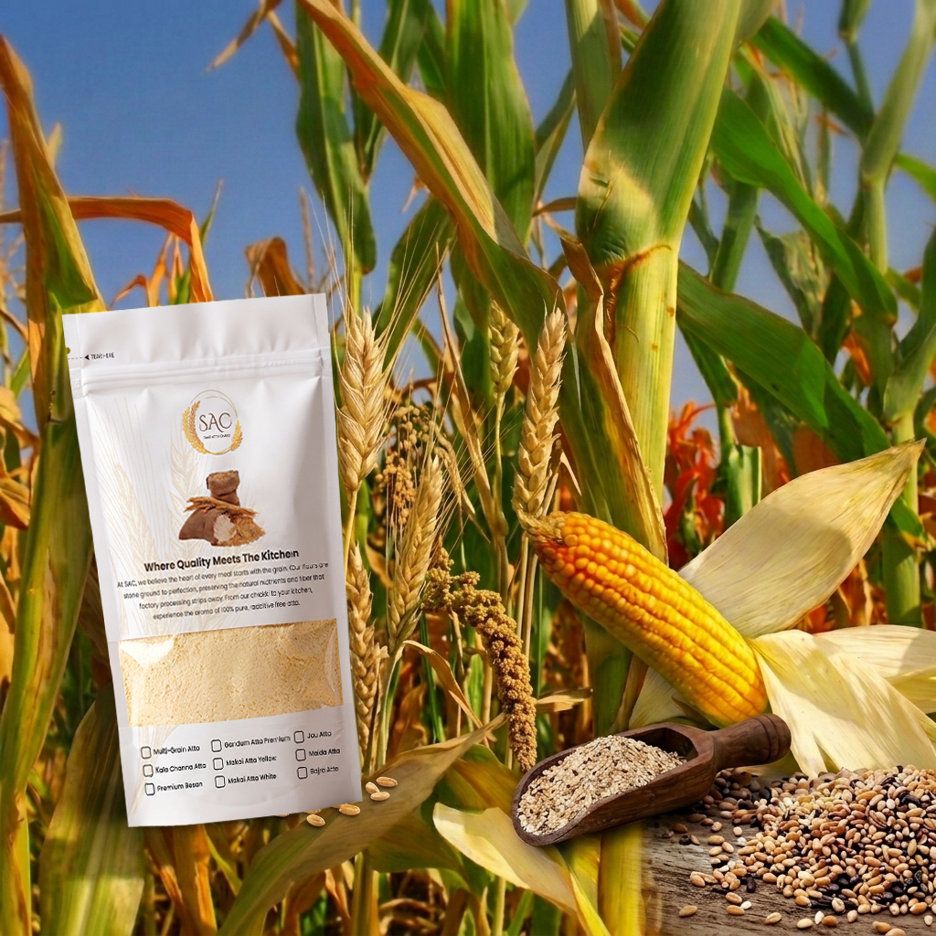 Yellow Corn flour / (پیلی مکئی آٹا) / Peeli Makai ka Atta